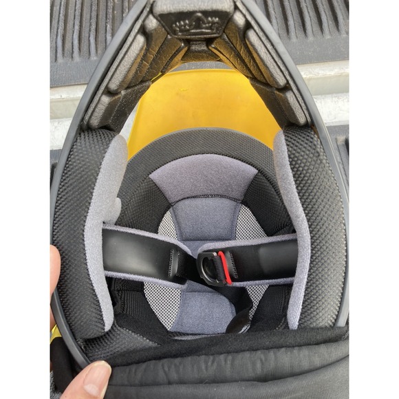 Vintage Fox Racing Helmet, XXL 63-64cm, Yellow, Black, White Dirt Bike Gear - Picture 12 of 16